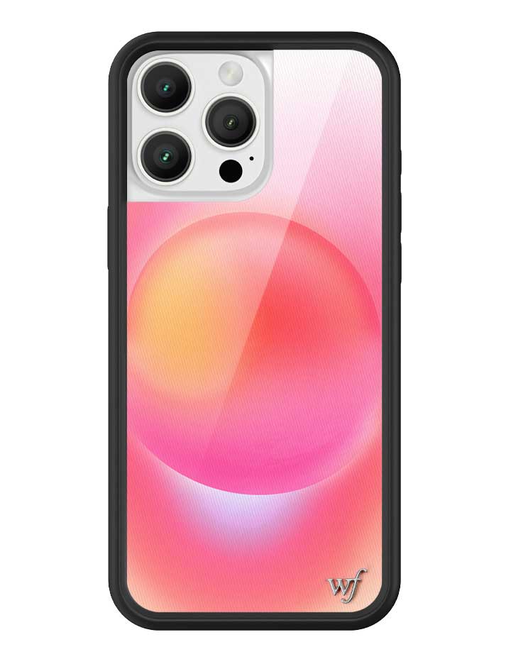 Hot Pink Aura iPhone Case