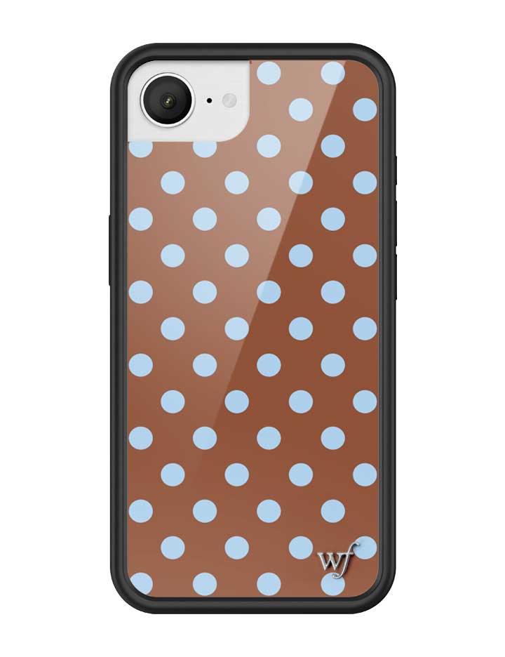 BRPO2016e-Polka-Dots-Brown-Blue-iPhone-16e-Case-01_2802c5de-3d91-4020-9c0b-1048739a92a4.jpg