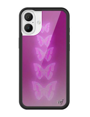 Neon Butterfly iPhone Case