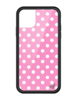 Pink Polka Dots iPhone Case