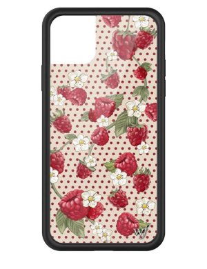 Raspberry Polka Dot iPhone Case
