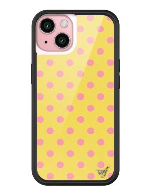 Polka Dot | Yellow and Pink iPhone Case