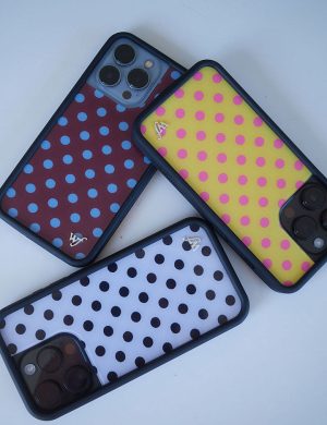 Polka Dot | Yellow and Pink iPhone Case